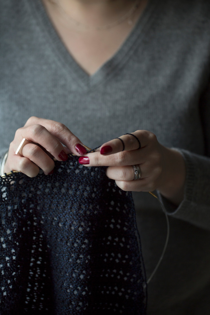 Simple knitting with beautiful results